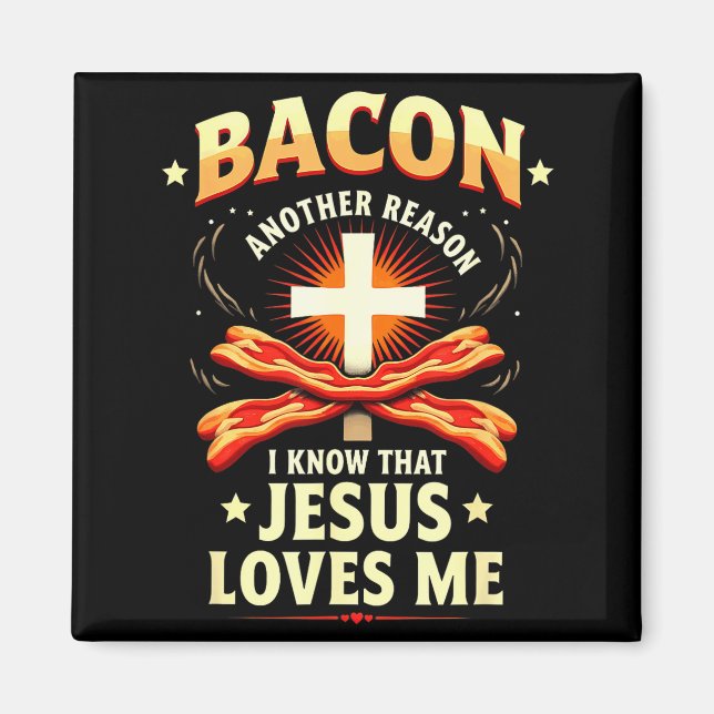 Kristen Bacon Reason jag vet att Jesus älskar mig  Magnet (Framsidan)