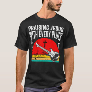 Kristen Basgitarrist Anbid Jesus Basist T Shirt