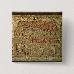 Kristen basilica, mosaiktrottoar, romersk period, knapp