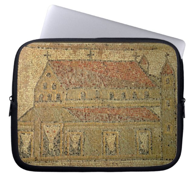 Kristen basilica, mosaiktrottoar, romersk period, laptop sleeve (Framsidan)