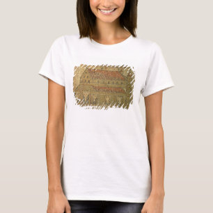 Kristen basilica, mosaiktrottoar, romersk period, tee shirt