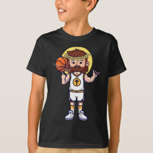 Kristen Basket Jesus Kristus Basket Religion T Shirt