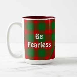 Kristen Bibel Inspiration Buffalo Tartan Plaid  Två-Tonad Mugg