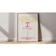 Kristen bibelvers Jesus Johannes 8 12
