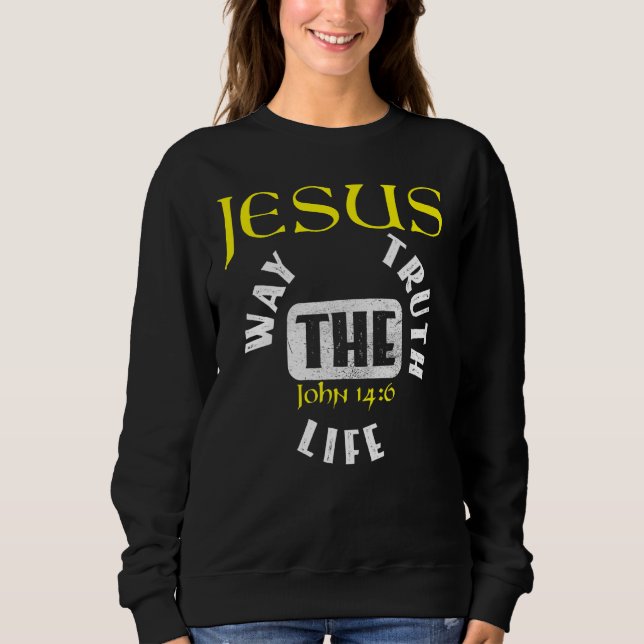 Kristen bibelvers Johannes 146 3 T Shirt (Framsida)
