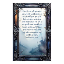 Kristen Bibelvers Matteus 11:28-30