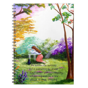 Kristen bibelVerseScripture Creationarts Anteckningsbok