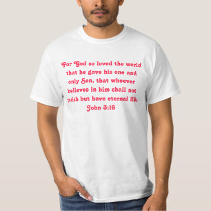 Kristen bibelVerseT-tröja, ScriptureT-tröja T-shirt