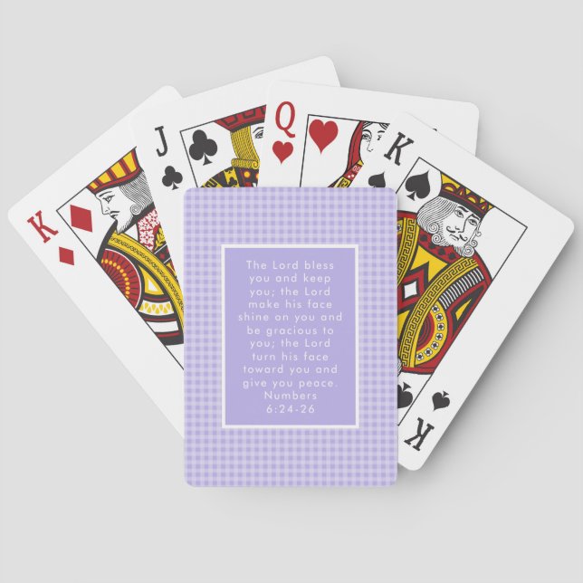 Kristen bibelverskonst casinokort (Baksidan)