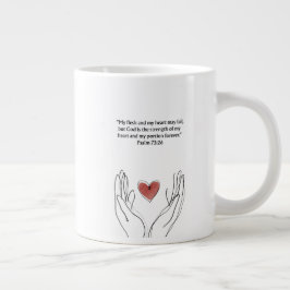 Kristen bibelversmugg | Uppmuntrande present Jumbo Mugg