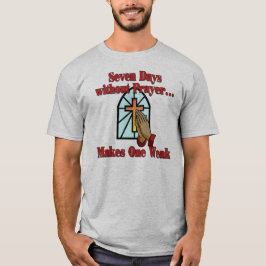 Kristen bön T-shirt, roliga kristna T-shirts