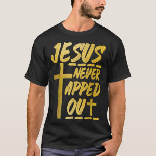 Kristen brottning Mma brottare Jesus gav aldrig up T Shirt