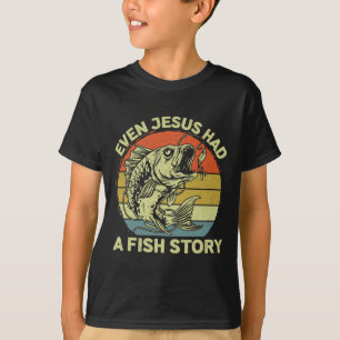 Kristen Byss Fiske Även Jesus Hadde Fisk Historia T Shirt