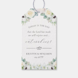 Kristen Christian Bröllop Cookie Favors Presentetikett