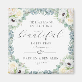 Kristen Christian Wedding Favors Bible Verse Magnet