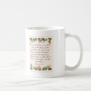 Kristen citationsteckenkonst - 1 Corinthians9:24 - Kaffemugg