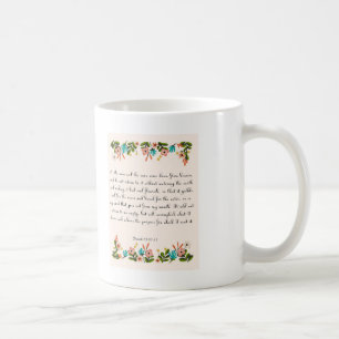 Kristen citationsteckenkonst - den Isaiah 55:10 - Kaffemugg