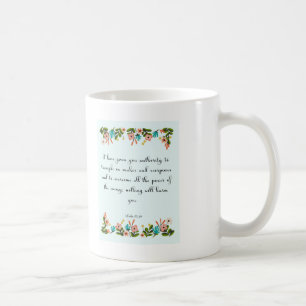 Kristen citationsteckenkonst - Luke 10:19 Kaffemugg