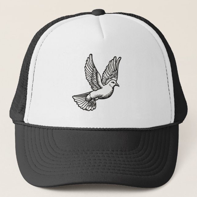 Kristen Dove Trucker Hatt Keps (Framsida)