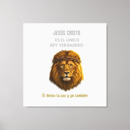 Kristen duk Leon av Juda - Jesus Kristus Canvastryck