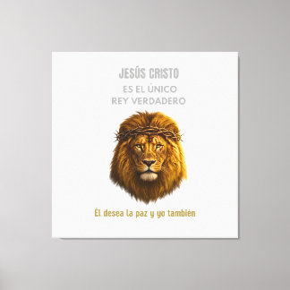 Kristen duk Leon av Juda - Jesus Kristus Canvastryck