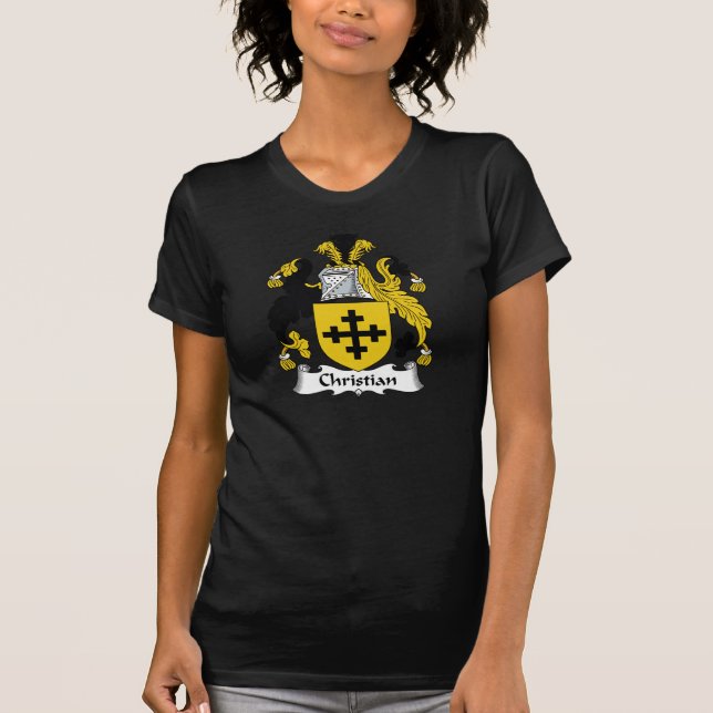 Kristen familjvapensköld t shirt (Framsida)