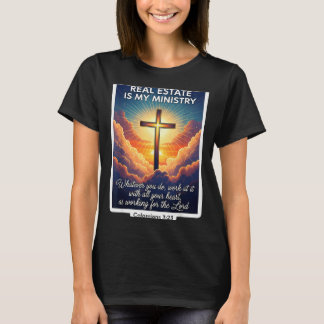 Kristen Fastighetsmäklare Fastigheter Är Min Tjäns T Shirt