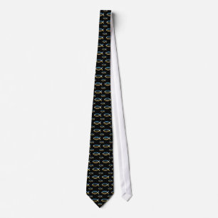 Kristen fisk: Ichthys - svart Tie Slips