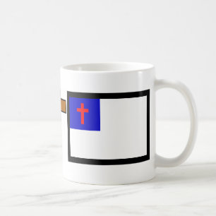Kristen flagga kaffemugg