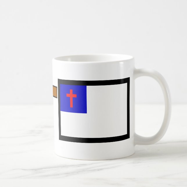 Kristen flagga kaffemugg (Höger)