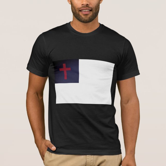 Kristen flagga t shirt (Framsida)