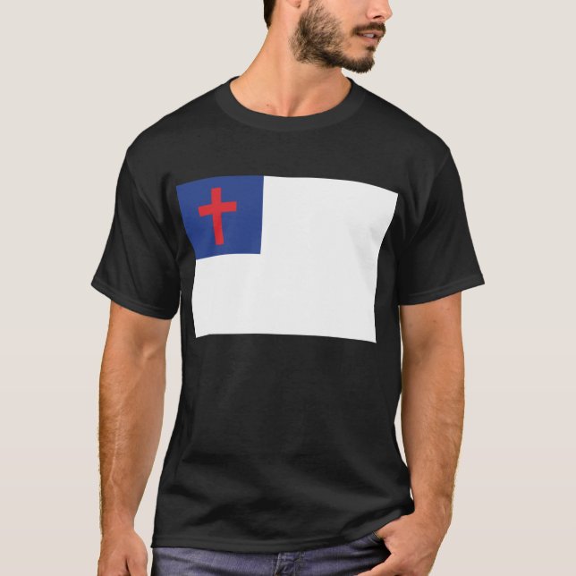 Kristen flagga t-shirt (Framsida)