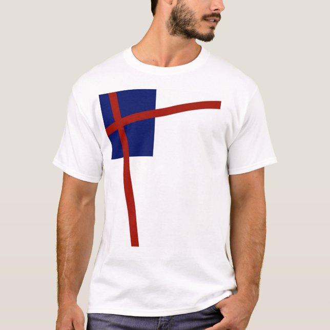 Kristen flagga tee shirt (Framsida)