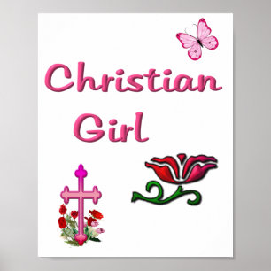 Kristen flicka poster