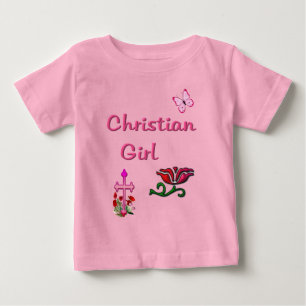 Kristen flicka t shirt