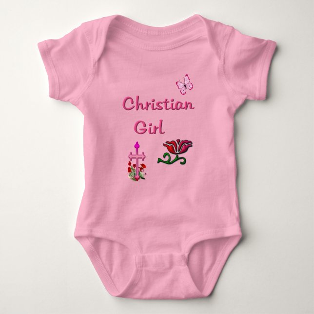 Kristen flicka  t shirt (Framsida)