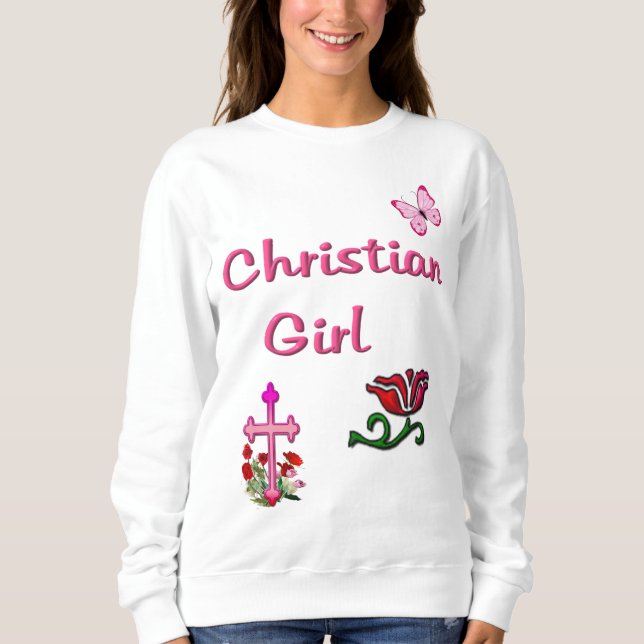 Kristen flicka  t shirt (Framsida)
