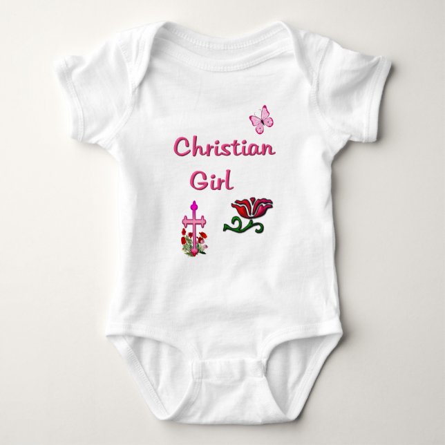 Kristen flicka  t shirt (Framsida)