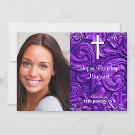 Kristen födelsedagsfest Foto Jag kan göra alla sak Inbjudningar