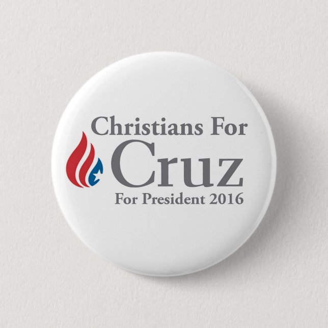 KRISTEN för den Ted Cruz presidenten knäppas! Knapp (Framsida)