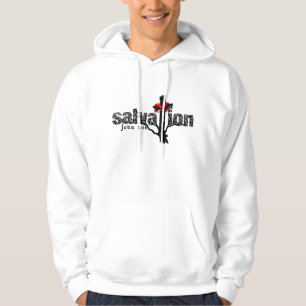 Kristen för räddningJohn 3:16 Hoodie