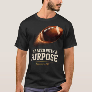 Kristen fotboll skapas med ett syfte t shirt