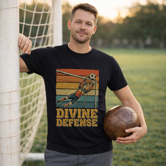 Kristen Fotbollsmålvakt Retro T Shirt (Skapare uppladdad)
