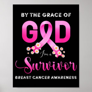Kristen genom Guds nåd Bröstcanceröverlevare A Poster