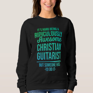 Kristen Gitarrist Hård Kyrka Anbetande Gitarr Pla T Shirt