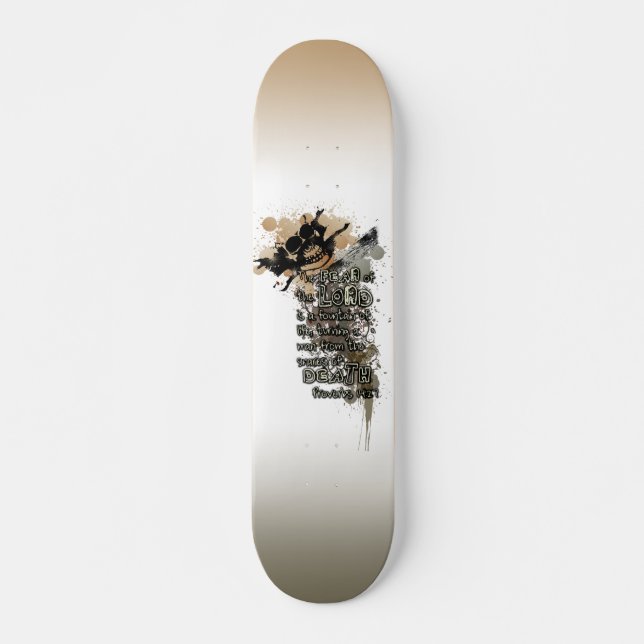 Kristen Grunge Skateboard Bräda 19,5 Cm (Framsida)