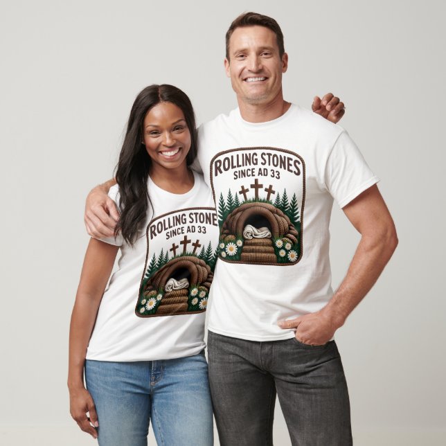 Kristen Han är Uppstånden Falsk T Shirt (Unisex)