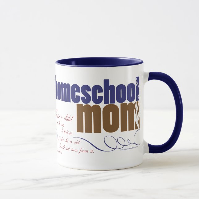 Kristen homeschoolmugg - Homeschool mamma Mugg (Höger)