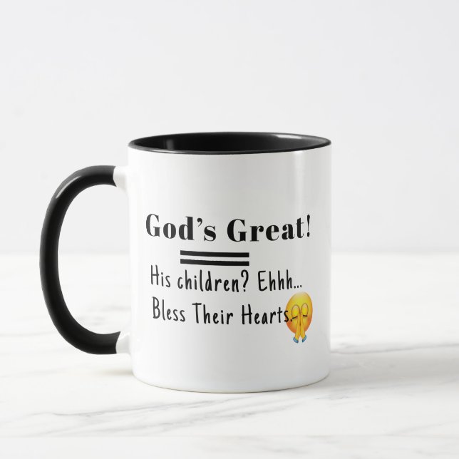 Kristen humor Sassy mugg - Rolig kaffekopp (Vänster)