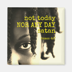 kristen INTE I DAG SATAN Motivering Magnet